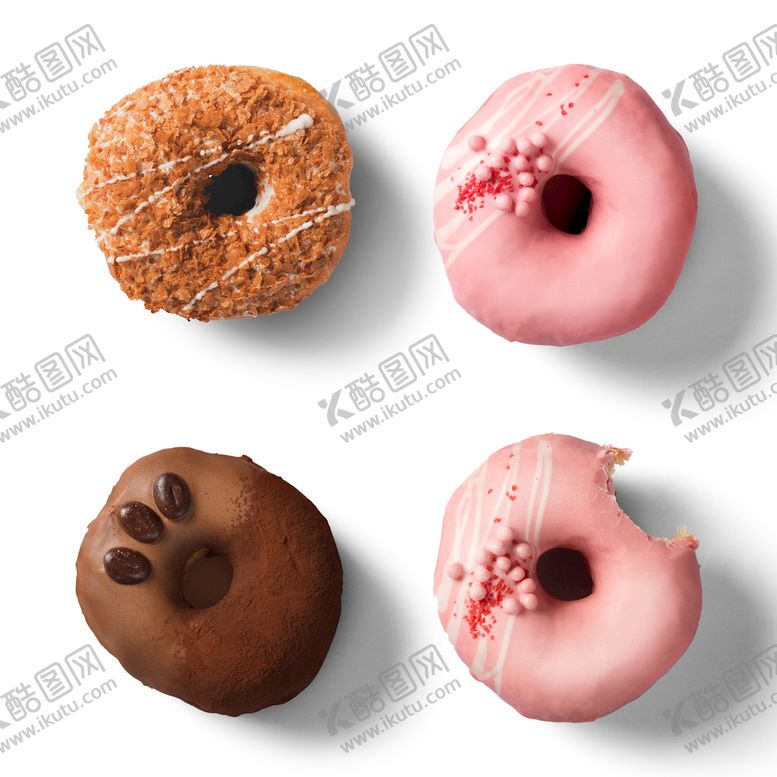 甜品蛋糕甜甜圈面包点草莓