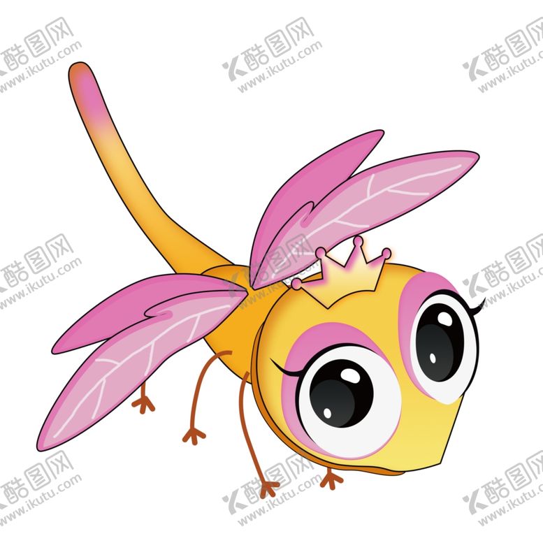 编号：84096605181955108469【酷图网】源文件下载-手绘蜻蜓公主