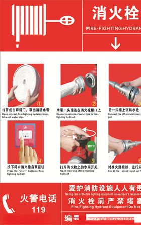 消火栓使用方法