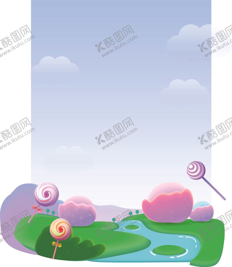 编号：66136809251044271191【酷图网】源文件下载-卡通糖果背景