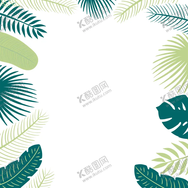 编号：66652009110614158708【酷图网】源文件下载-彩绘植物边框