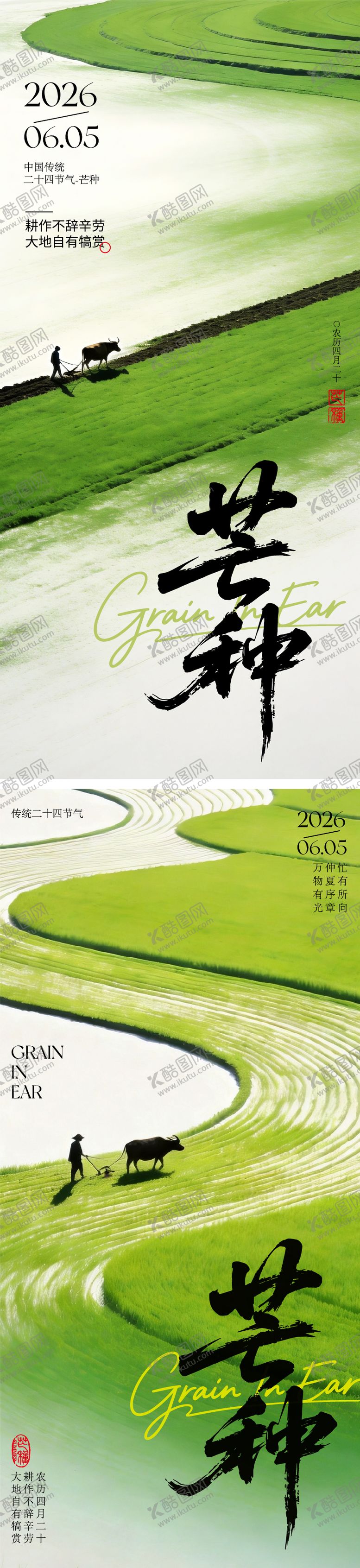 编号：58182705250009518181【酷图网】源文件下载-芒种节气海报
