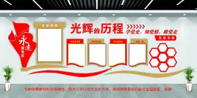 党建文化墙形象政府展厅