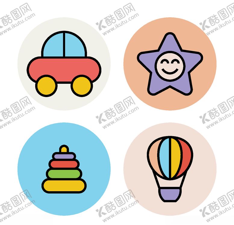 编号：75863306191342499831【酷图网】源文件下载-母婴玩具图标