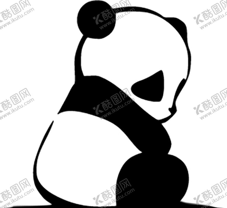 编号：90308906270520503812【酷图网】源文件下载-可爱熊猫插图