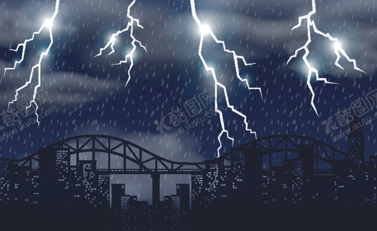 编号：89330212111731178043【酷图网】源文件下载-雷雨交加