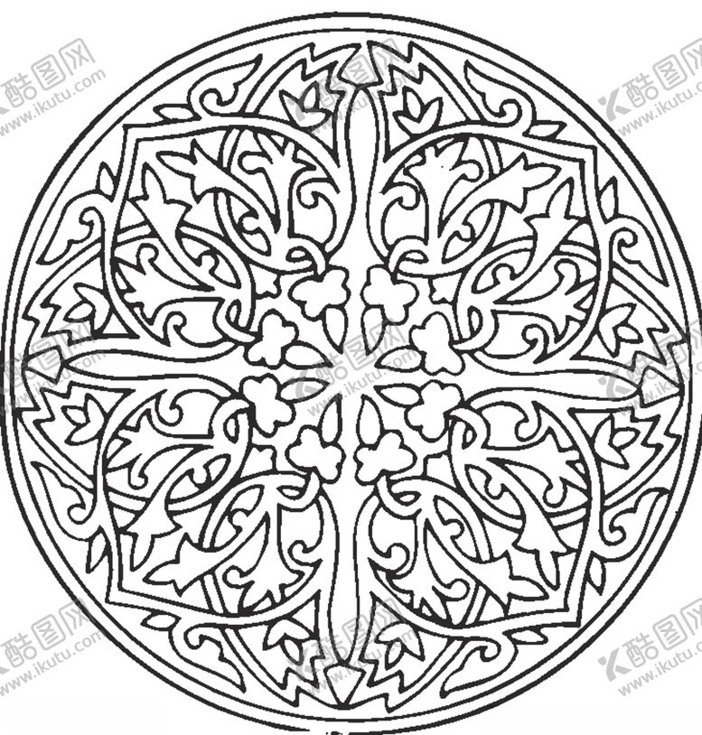 编号：71878909191046081360【酷图网】源文件下载-镂空花图案