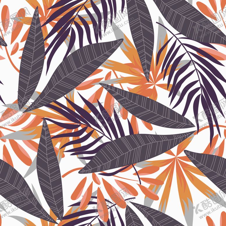 编号：50123809290820311578【酷图网】源文件下载-叶子花纹