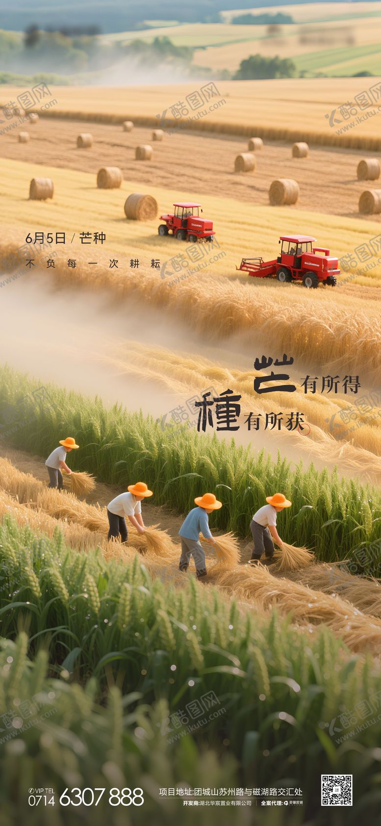 编号：82735406151938563039【酷图网】源文件下载-地产节气芒种海报