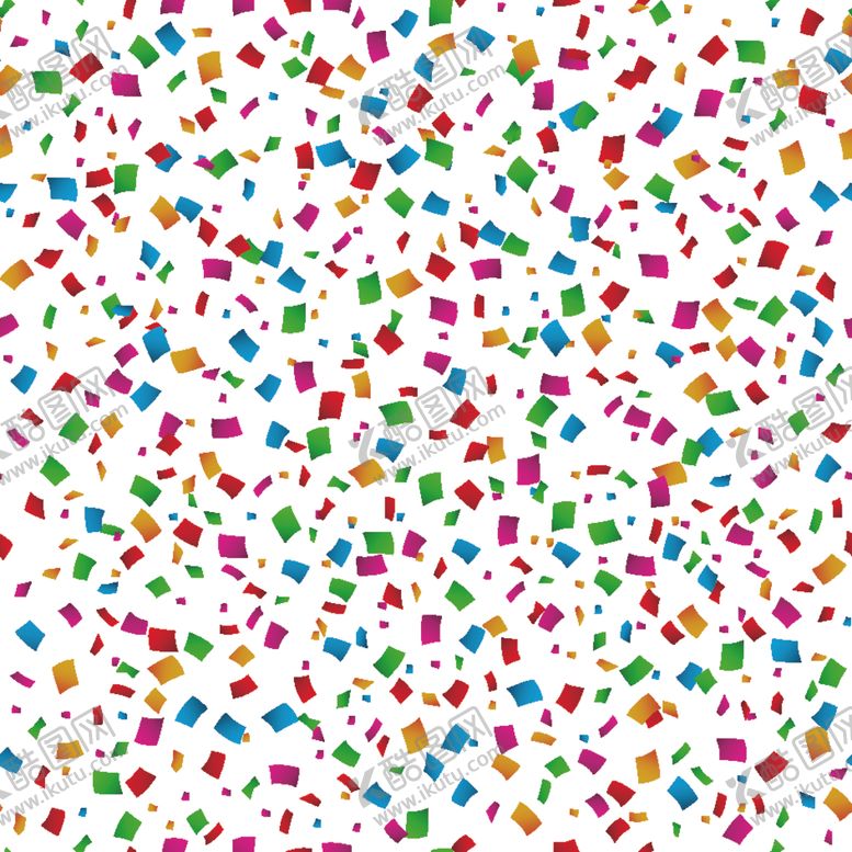 编号：89298310081811024898【酷图网】源文件下载-彩色缤纷碎纸