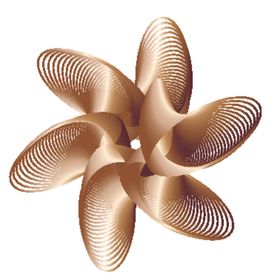 创意金色花纹图案设计