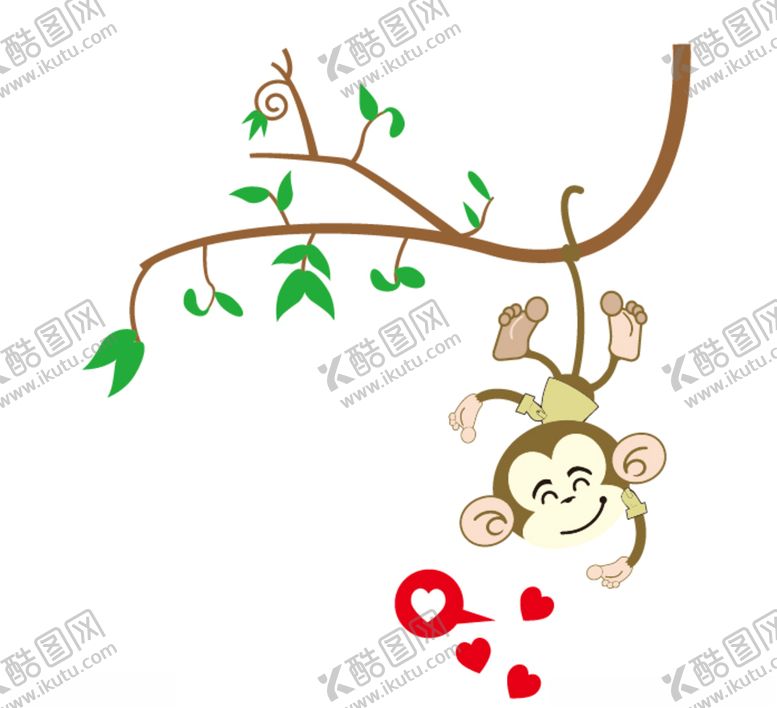 编号：41456512271226583911【酷图网】源文件下载-矢量图猴子