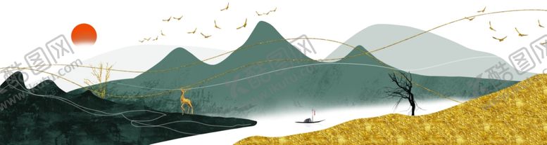 编号：83043809270402586801【酷图网】源文件下载-山水装饰画