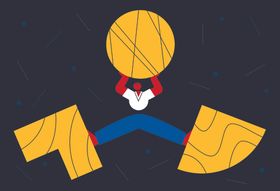 创意抽象拼接图案设计
