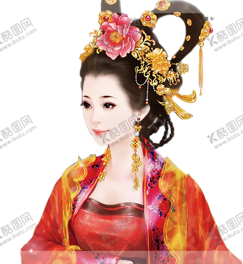 编号：95619601310311584208【酷图网】源文件下载-古装帅哥美女插画图片