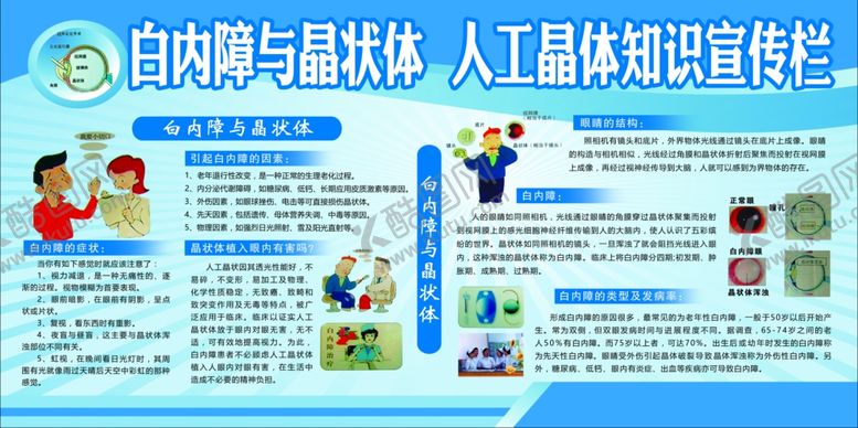 编号：70962907141818006846【酷图网】源文件下载-白内障展板