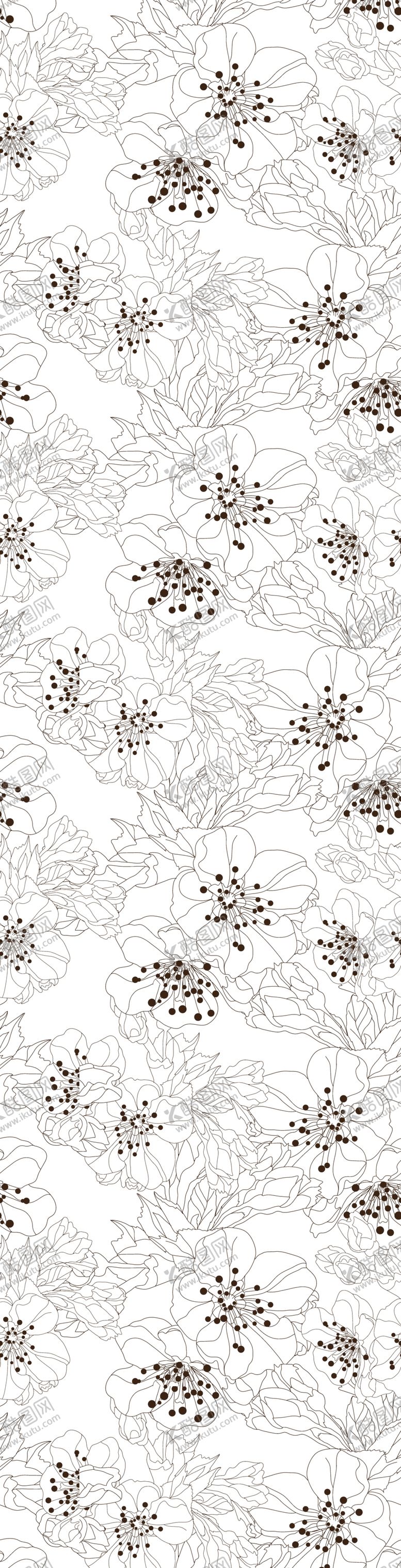 编号：96219109200459443446【酷图网】源文件下载-线条花