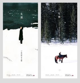 大寒节气移动端海报
