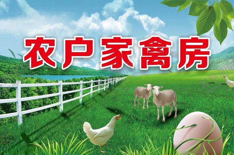 编号：21159002050632558250【酷图网】源文件下载-农户家禽房