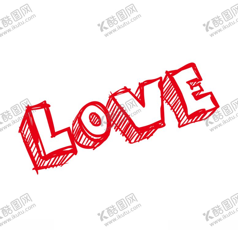 编号：66044809250728516048【酷图网】源文件下载-LOVE立体七夕情侣素材