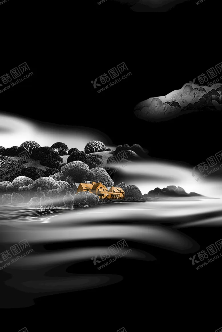 编号：51983610020536123746【酷图网】源文件下载-新中式房地产