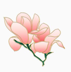 牡丹花卉海报背景素材