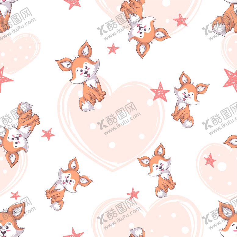 编号：89012709221556103091【酷图网】源文件下载-儿童卡通动物 面料 布料服饰 