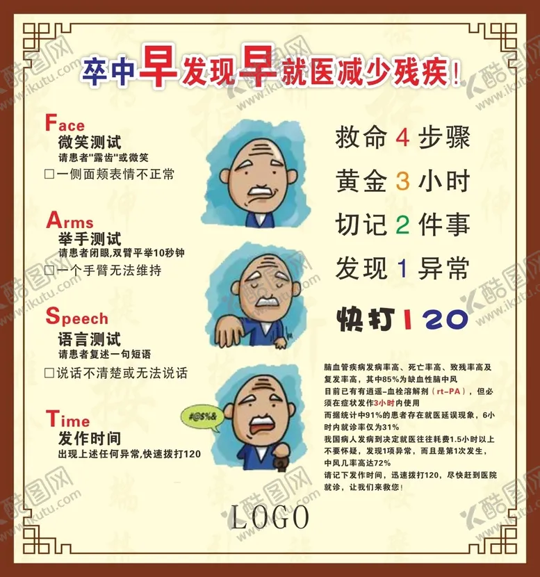 编号：88487001290239192627【酷图网】源文件下载-健康宣教 卒中
