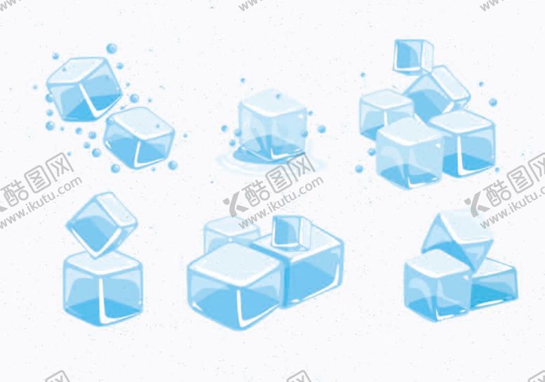 编号：78287112010931546647【酷图网】源文件下载-卡通冰块