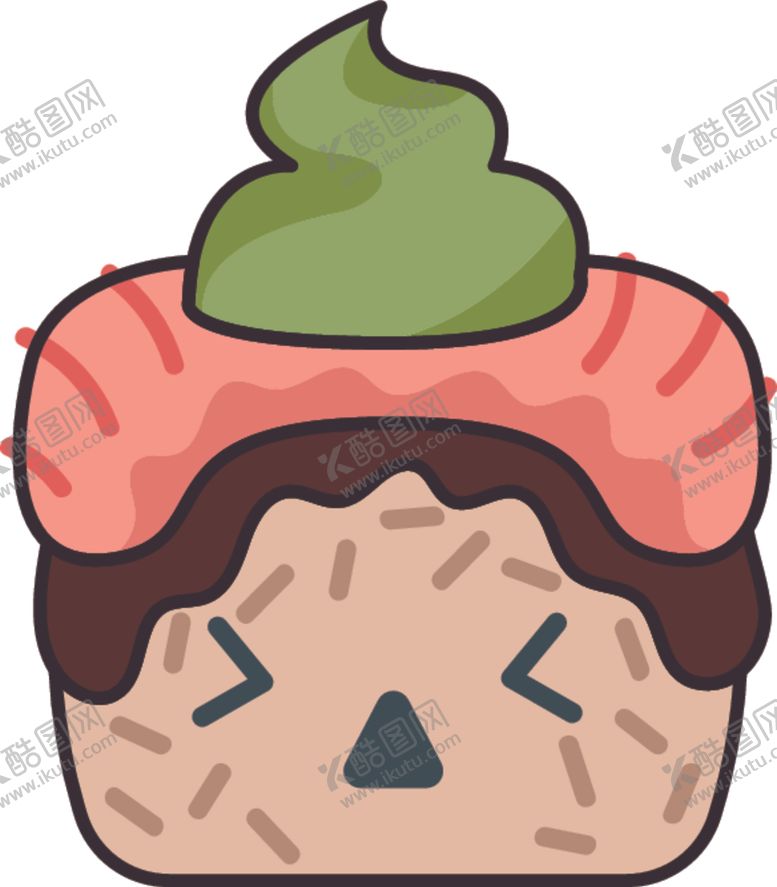 编号：82334609232006245779【酷图网】源文件下载-卡哇伊美食