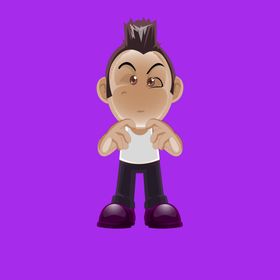 手绘男人男孩