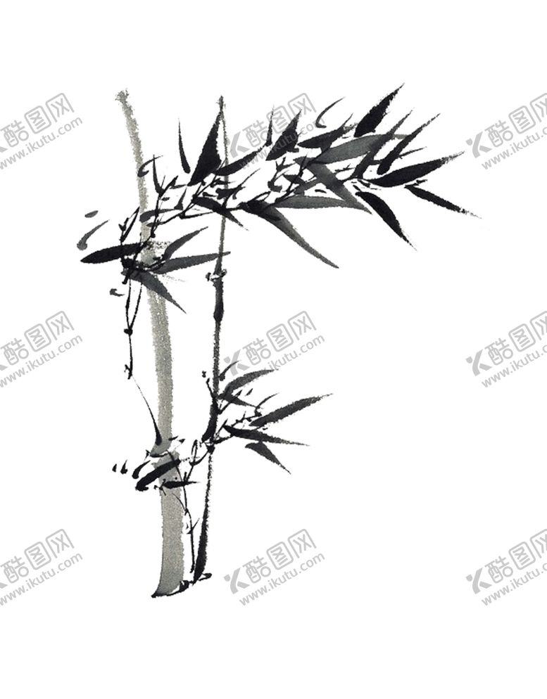 编号：46089506151428087498【酷图网】源文件下载-水墨竹子