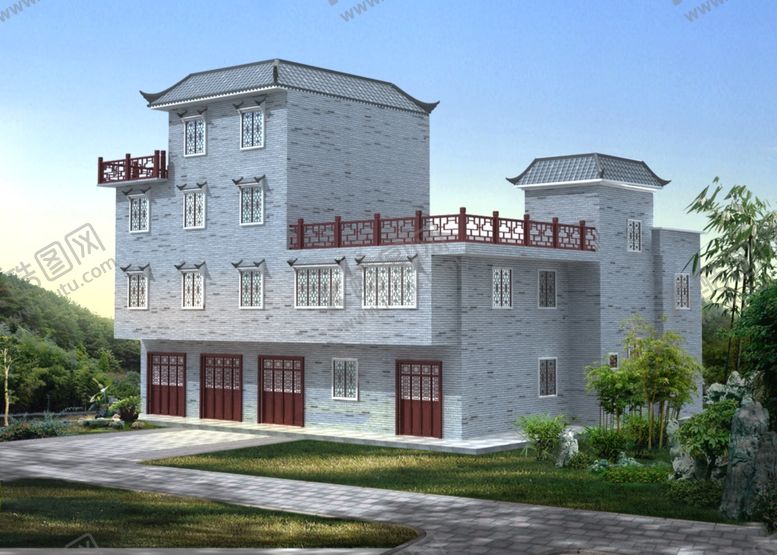 编号：92684609200806552075【酷图网】源文件下载-室外效果图