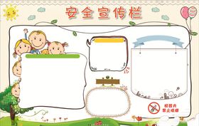食品药品安全管理宣传栏模版