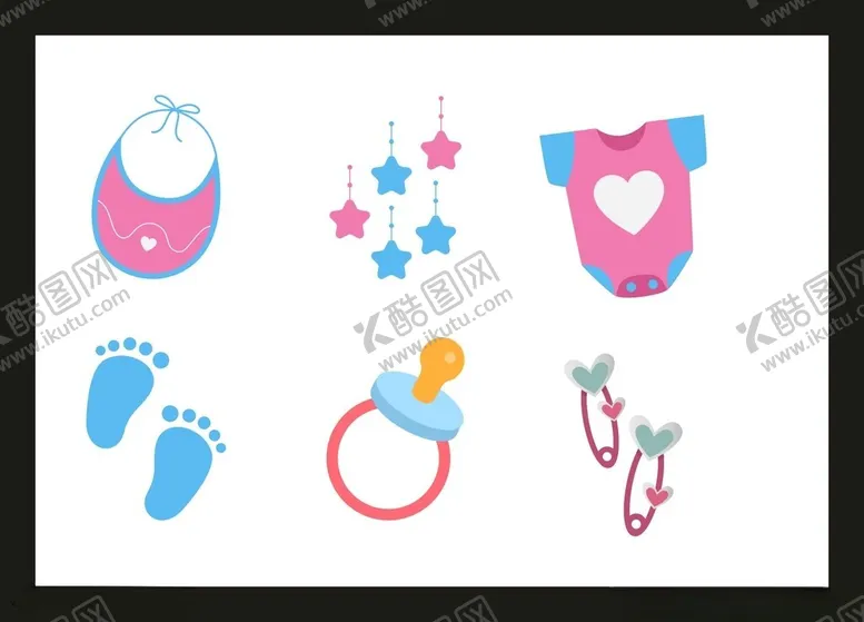 编号：14759902202350142274【酷图网】源文件下载-母婴标识图标