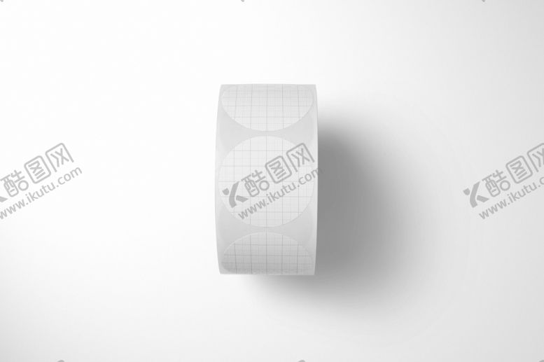 编号：64268609250255503050【酷图网】源文件下载-圆卷贴纸样机集
