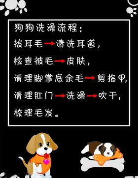 狗狗洗澡流程