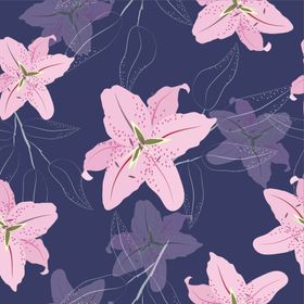 手绘花卉花纹