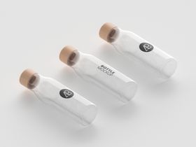 玻璃瓶子罐体气泡类样机