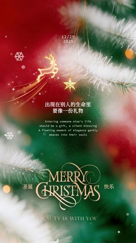 圣诞节节日海报