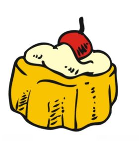 卡通小蛋糕