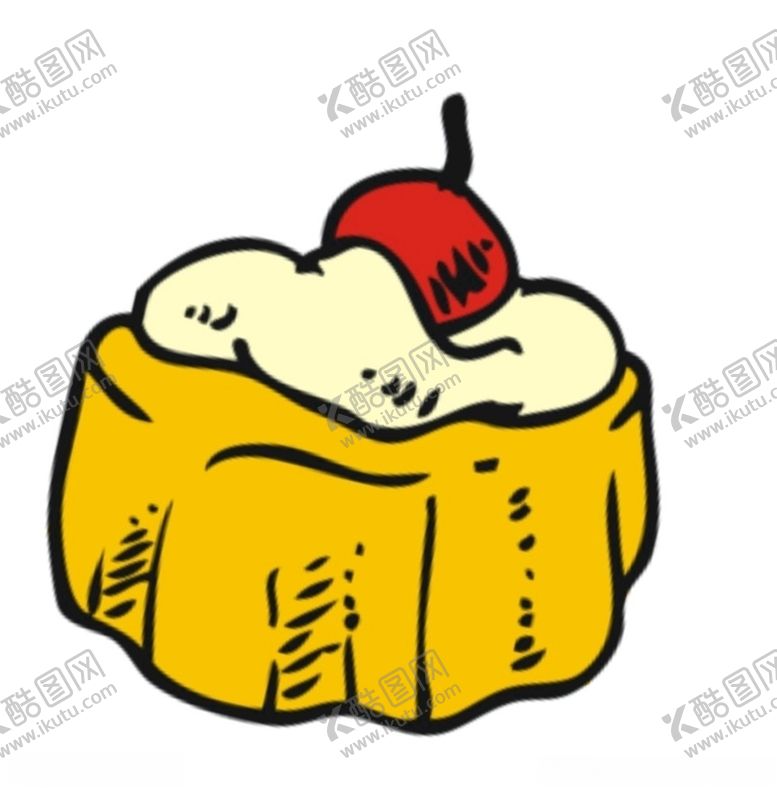 编号：34446907082338159691【酷图网】源文件下载-卡通小蛋糕