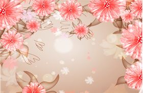 菊花郁金香百合花梅花