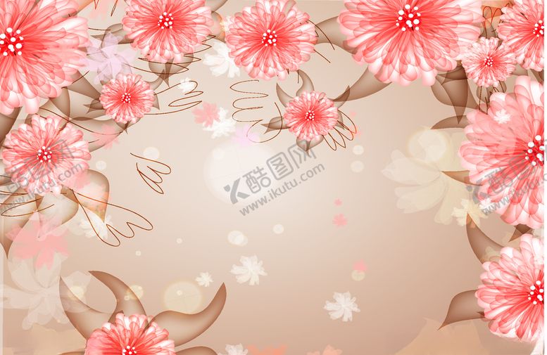 编号：14402005040632486470【酷图网】源文件下载-菊花郁金香百合花梅花