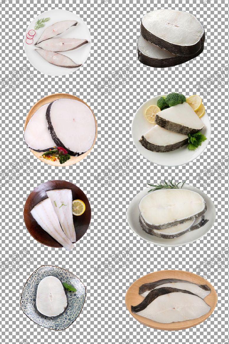 编号：50548210100306186001【酷图网】源文件下载-鳕鱼块