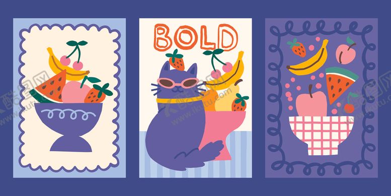 编号：84385910160955551931【酷图网】源文件下载-卡通猫咪插画