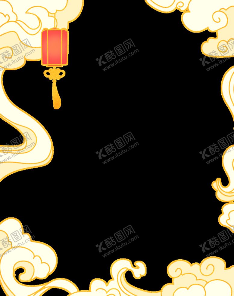 编号：98173310181544564350【酷图网】源文件下载-国潮背景框