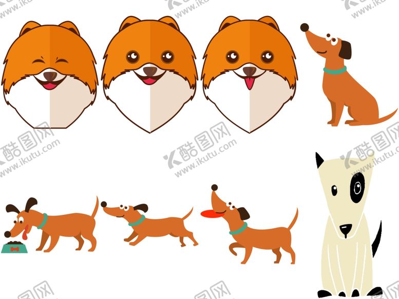 编号：21973310140751175431【酷图网】源文件下载-卡通狗