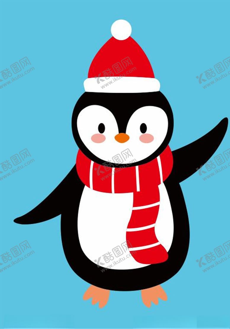 编号：48592809250644116290【酷图网】源文件下载-圣诞小企鹅