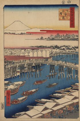 日本街景风景浮世绘
